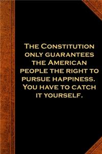 2020 Daily Planner Ben Franklin Quote Constitution Vintage Style 388 Pages