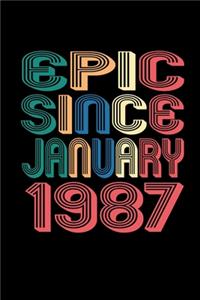 Epic Since January 1987
