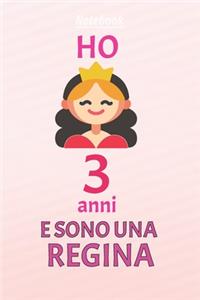 ho 3 anni e sono regina