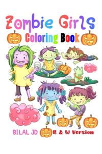 Zombie Girls Coloring Book