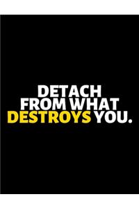 Detach From What Destroys You