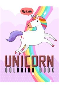 My Little unicorn Coloring Book