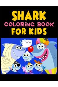 Shark Coloring Book For kids