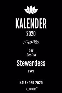 Kalender 2020 für Stewards / Stewardessen / Stewardess / Flugbegleiter / Flugbegleiterin
