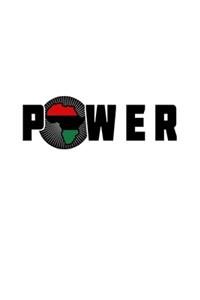 Black and Proud Journal Black Pride 6 x 9 120 pages notebook