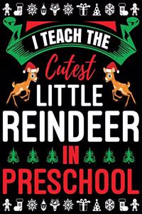 I teach the cutest little reindeer in preschool