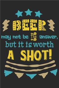 Beer may not be the answer but it is worth a shot