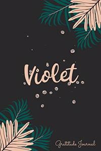 Violet Gratitude Journal