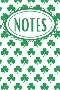 Shamrock Irish Notebook