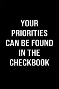 Your Priorities Can Be Found in the Checkbook