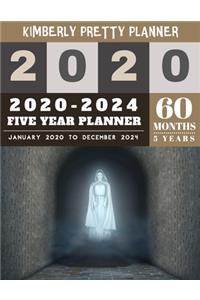 5 year monthly planner 2020-2024