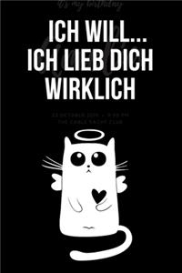 Katzen-Notizbuch / Malbuch / Tagebuch