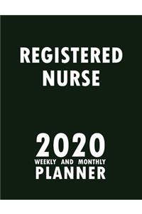 Registered Nurse 2020 Weekly and Monthly Planner