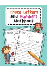 Trace Letters and Numbers Workbook