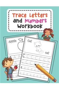 Trace Letters and Numbers Workbook