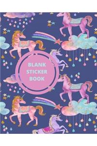 Blank Sticker Book
