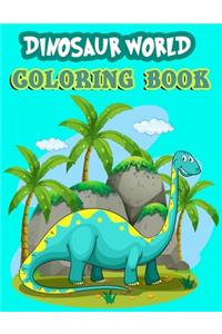 Dinosaur World Coloring Book