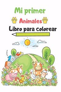 Mi primer animales libro para colorear