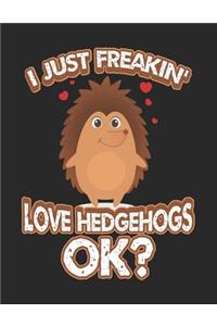 I Just Freakin' Love Hedgehogs Ok?