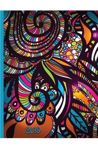 Colorful Spiral Doodle