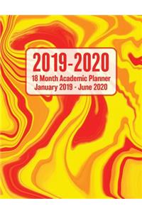 2019 - 2020 - 18 Month Academic Planner - January 2019 - June 2020