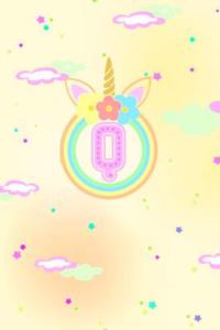 Unicorn Horn Monogram Journal - Letter Q