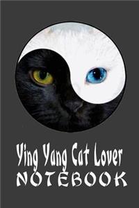 Ying Yang Cat Lover Notebook