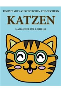 Malbücher für 2-Jährige (Katzen)