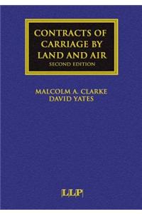 Contracts of Carriage by Land and Air