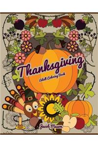 Thanksgiving Adult Coloring Books