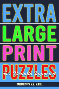 Extra Large Print Puzzles for Visually Impaired