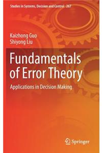 Fundamentals of Error Theory