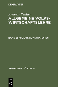 Produktionsfaktoren