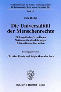 Die Universalitat Der Menschenrechte
