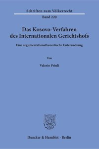 Das Kosovo-Verfahren Des Internationalen Gerichtshofs