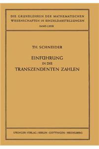 Einfuhrung in Die Transzendenten Zahlen