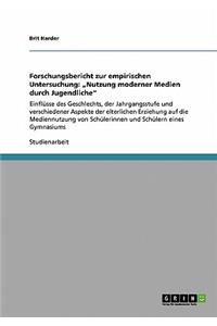 Forschungsbericht zur empirischen Untersuchung