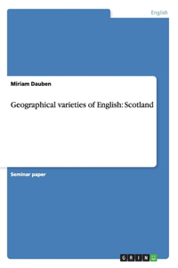 Geographical varieties of English