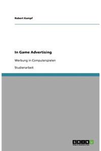 In Game Advertising