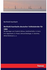 Berthold Auerbachs deutscher Volkskalender für 1866
