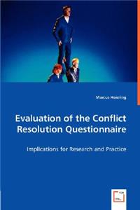 Evaluation of the Conflict Resolution Questionnaire