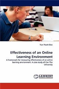 Effectiveness of an Online Learning Environment