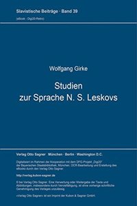 Studien zur Sprache N. S. Leskovs