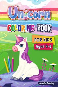 Unicorn Coloring Book for Kids