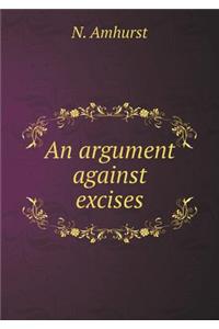 An Argument Against Excises