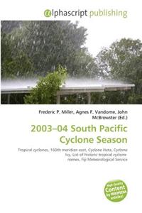 2003-04 South Pacific Cyclone Season
