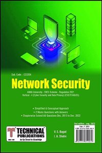 Network Security for BE Anna University R21CBCS (Vertical IV - CSE / IT / AI&DS - CCS354)