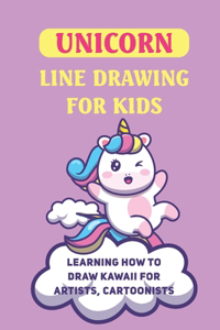 Unicorn Line Drawing For Kids