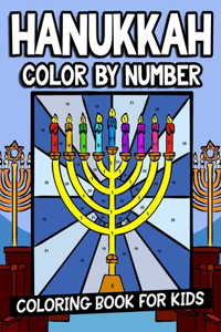 Hanukkah Color By Number Coloring Book For Kids