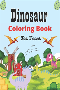Dinosaur Coloring Book For Teens
